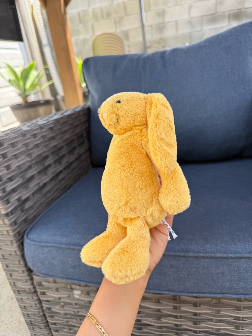 mini golden jellycat bunny - Picture 2 of 3